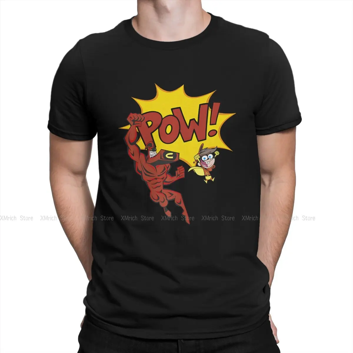 The Fairly Oddparents Creative TShirt for Men Very cool Round Neck Pure Cotton T Shirt Personalize Gift Clothes Tops