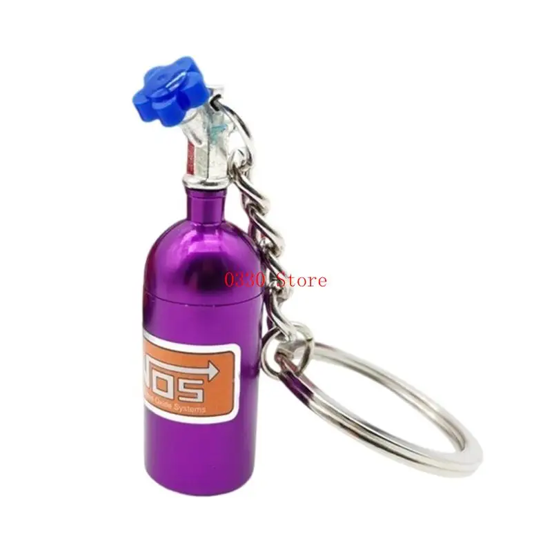 

Car Enthusiast's Essential Gas Accelerators Bottle Keyring With Fixed Chain Suitable for Daily Use & Shows