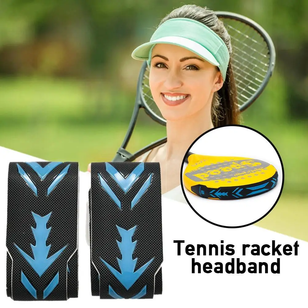 2 Pieces/box 3D Tennis Paddle Head Tape For Beach Tennis Racket Protection Tape Head Tape Protector