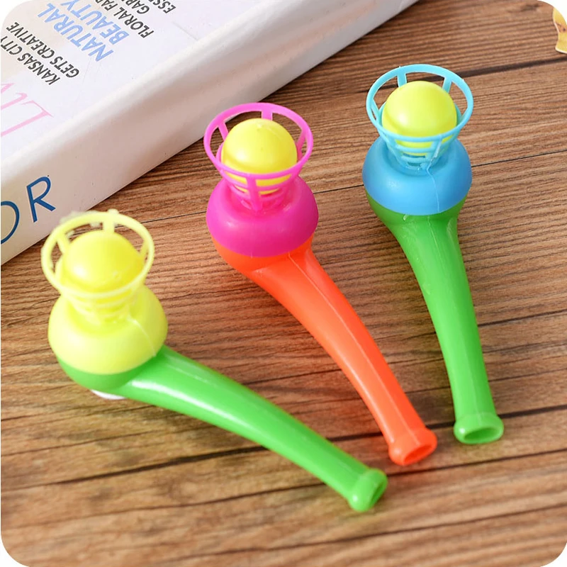 2Pcs Suspended Blow Pipe Blow Ball Rod Board Game for Children Balance Training Floating Blowing Ball Board Game Family Kids Toy