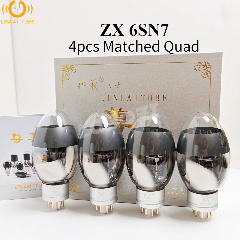 

LinLai ZX-6SN7 Premium Vacuum Tube for CV181/E6SN7/6N8P/5692 | Hi-Fi Audio Upgrade, Enhanced Stability & Noise Reduction