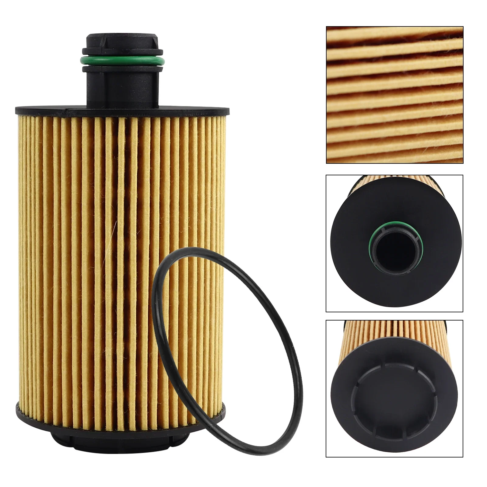 3pcs Engine Oil Filter Element for Jeep Grand Cherokee Ram 1500 Chrysler 300C Lancia Thema Maserati Ghibli 68229402AA