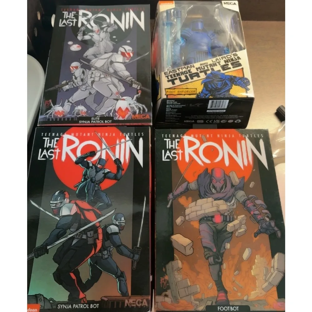 

【В наличии】NECA Ниндзя Черепаха Последний Ронин Леонардо Подлинная кукла-солдат Bigfoot Модель игрушки в подарок