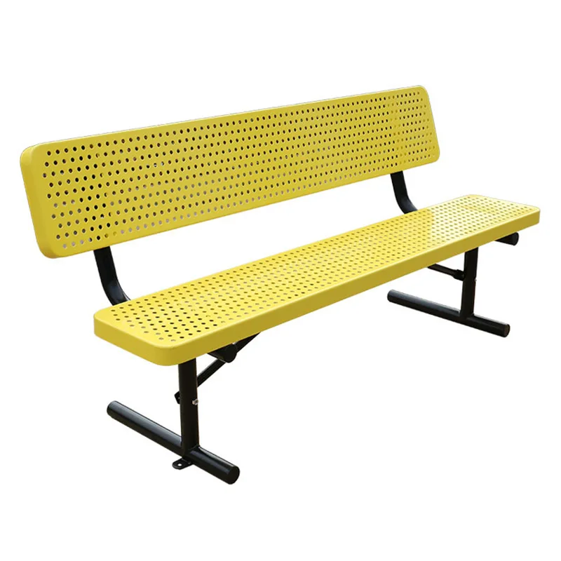 

Outdoor park chairs, garden community dipping plastic benches, outdoor metal seats, wrought iron backrests, leisure chairs