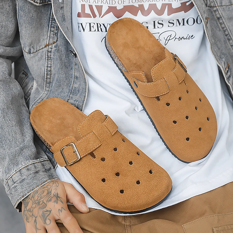 

Couple Style Men's and Women's Slippers for Summer Outer Wear Slip-On Lazy Slippers Beach Sandals