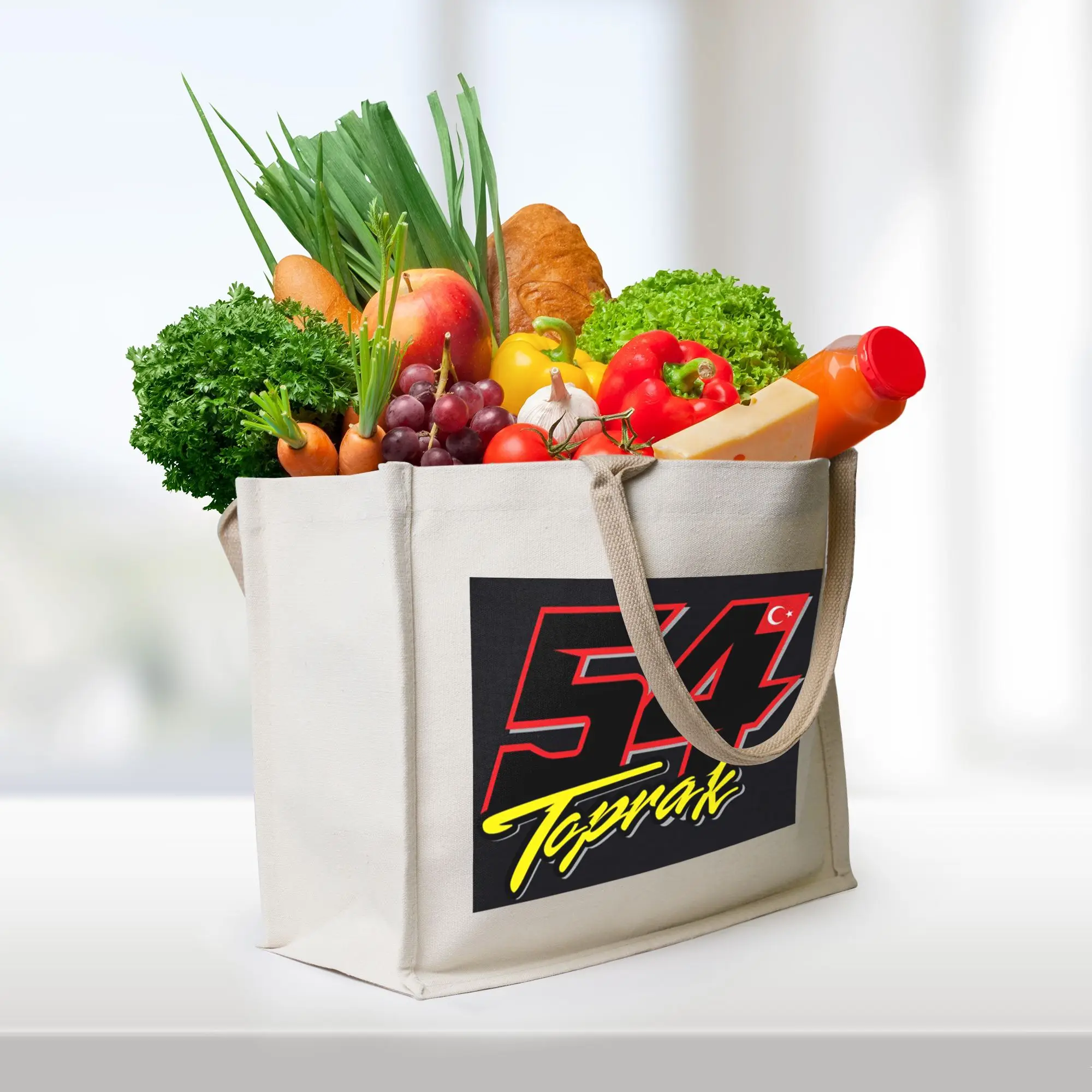 

Сумка-шоппер Toprak Razgatlioglu 54 из холщовой ткани, женская сумка через плечо, дорожная сумка-тоут