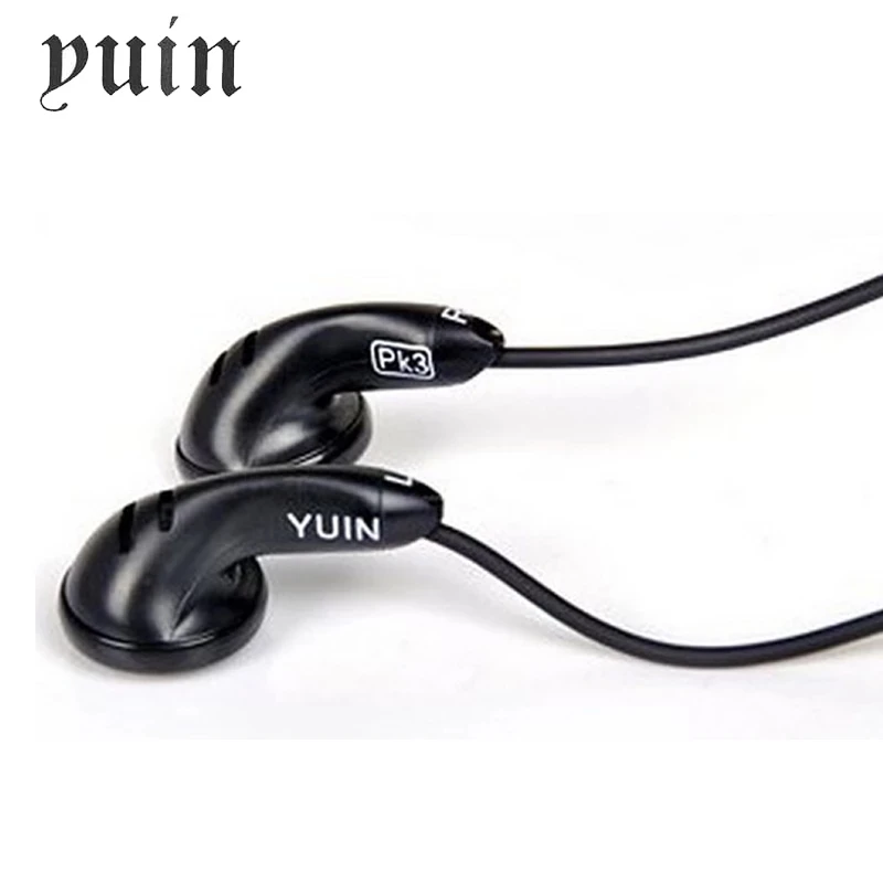 YUIN PK3 Traditional Design Stereo High Fidelity Professional Hifi Sound DJ In-Ear Earphones Earbuds 3.5mm plug Flat head Sleep