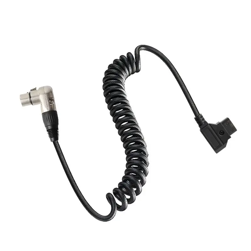 AT29-For Monitor Power Cable D-Tap To XLR 4-Pin Plug For Cameras Monitors DTAP Male To XLR Female Power Cable