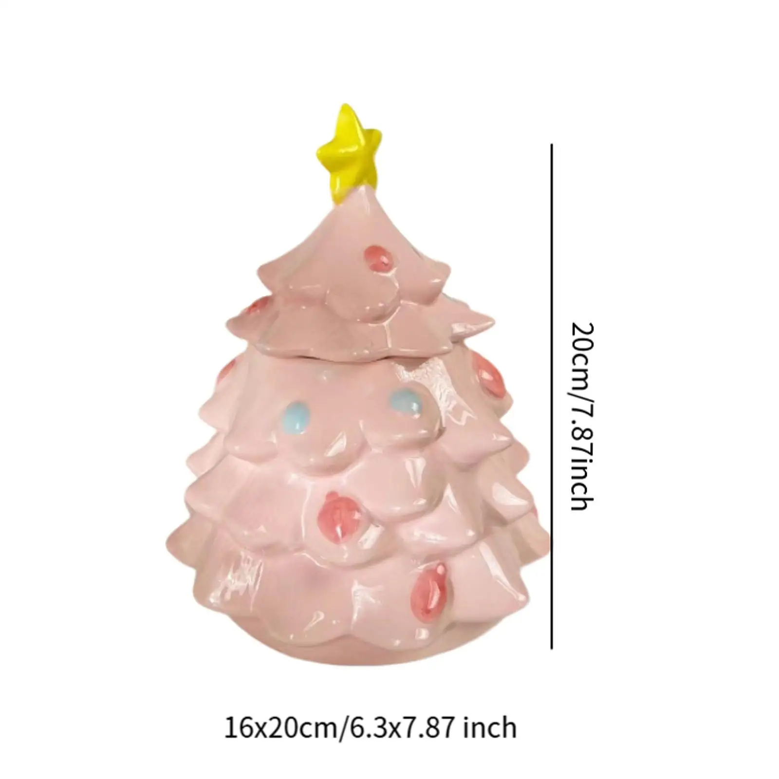 Słoik na cukierki choinkowe Dekoracyjne pudełko na cukierki na świąteczny noworoczny pulpit