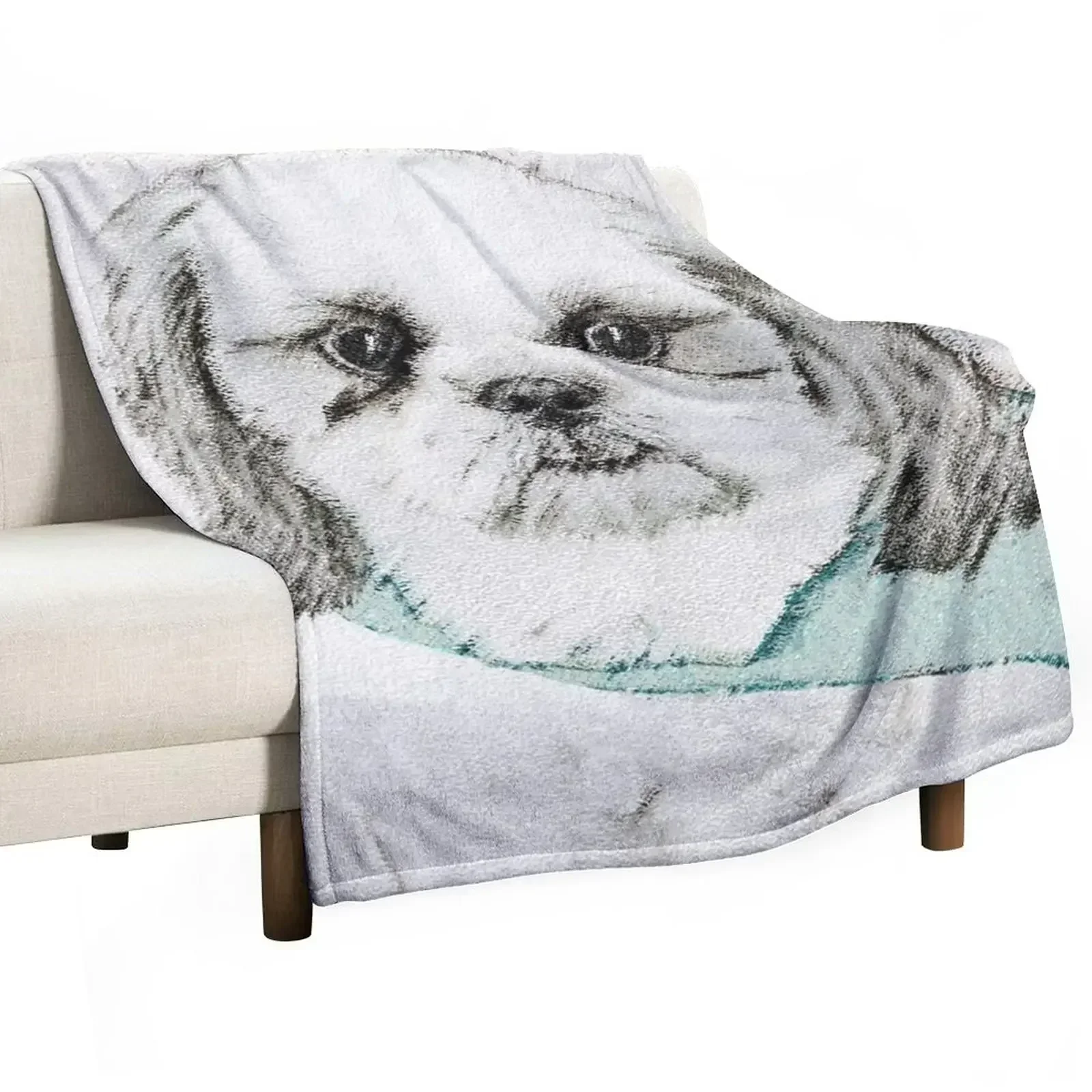 

Shih Tzu Throw Blanket Thins For Sofa Thin Soft Beds Weighted Blankets