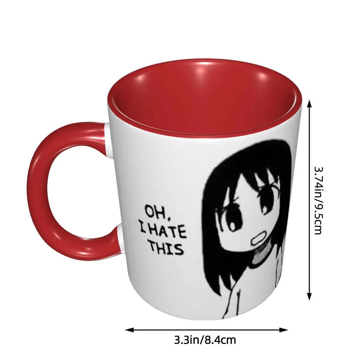 OUTDATED - Check Profile Azumanga Daioh Osaka Ayumu Kasuga Mug Ceramic Coffee Cups Tea Mugs Milk Cup Drinkware Gifts for Friends