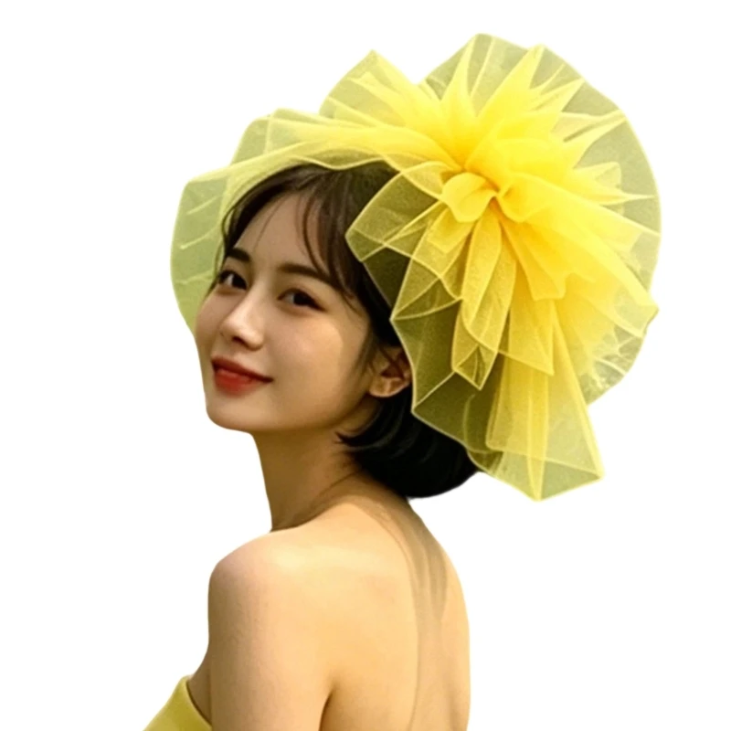 Clip On Fascinator Headpiece for Wedding Hair Looks Formal