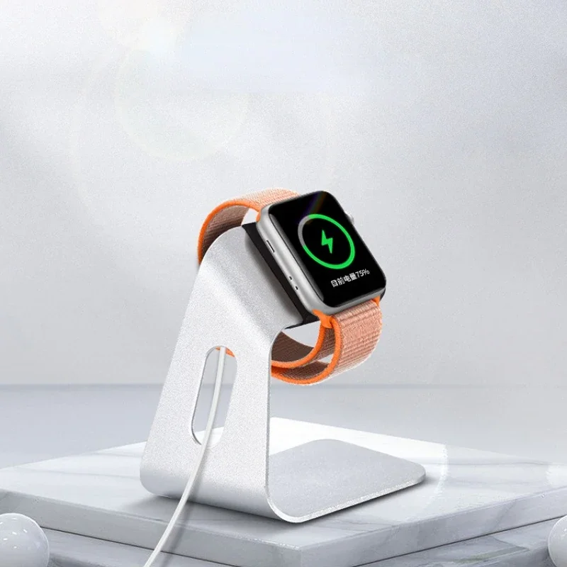 Metal Aluminum Charger Stand Holder for Apple Watch Bracket Charging Cradle Stand for Apple i Watch Charger Dock Statio