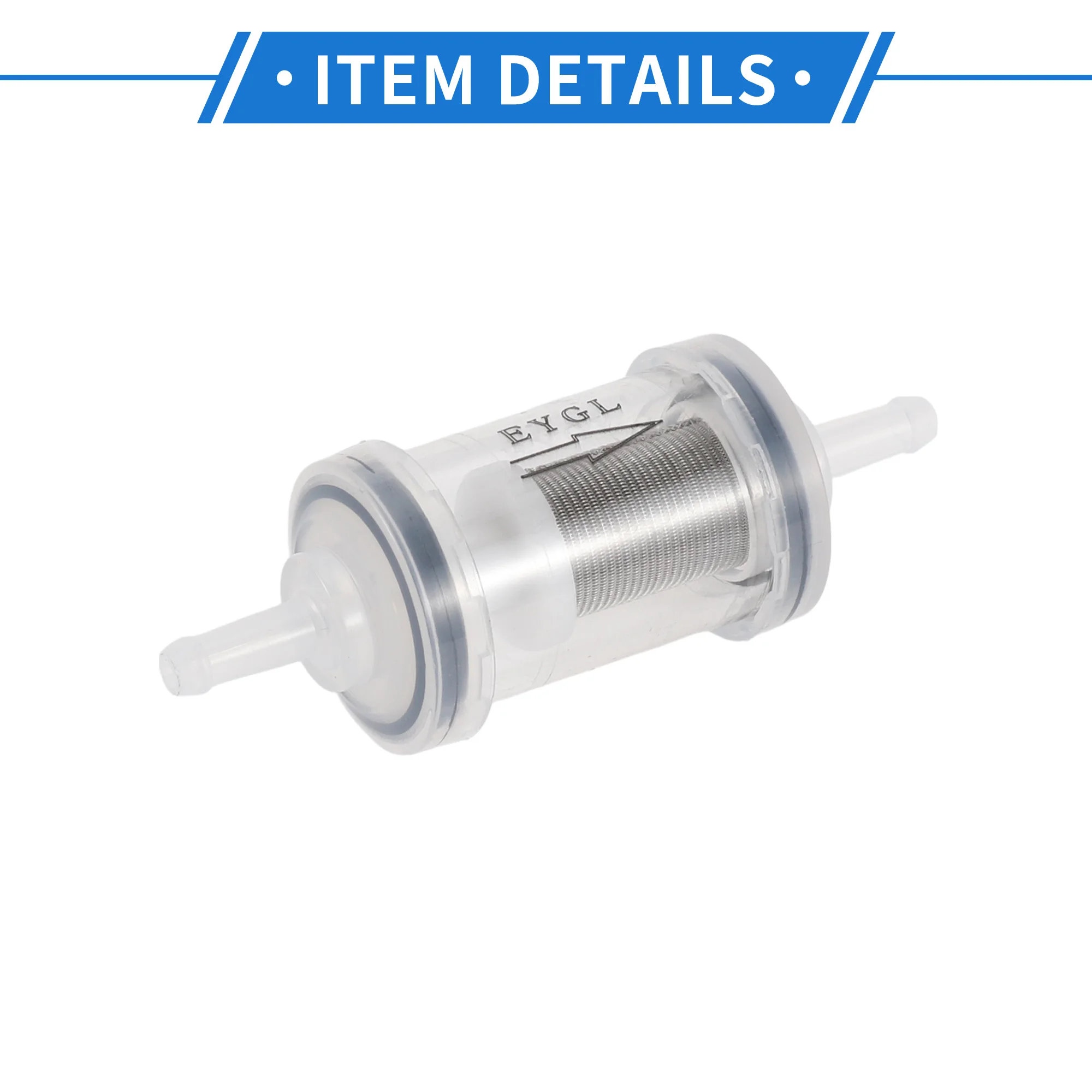 

UXCELL Steel Diesel Fuel Filter Kit Fuel Filter Clamps Hoses Set Car Truck Van RV Bus Boat 1Pc Black Hose and 4Pcs Clips