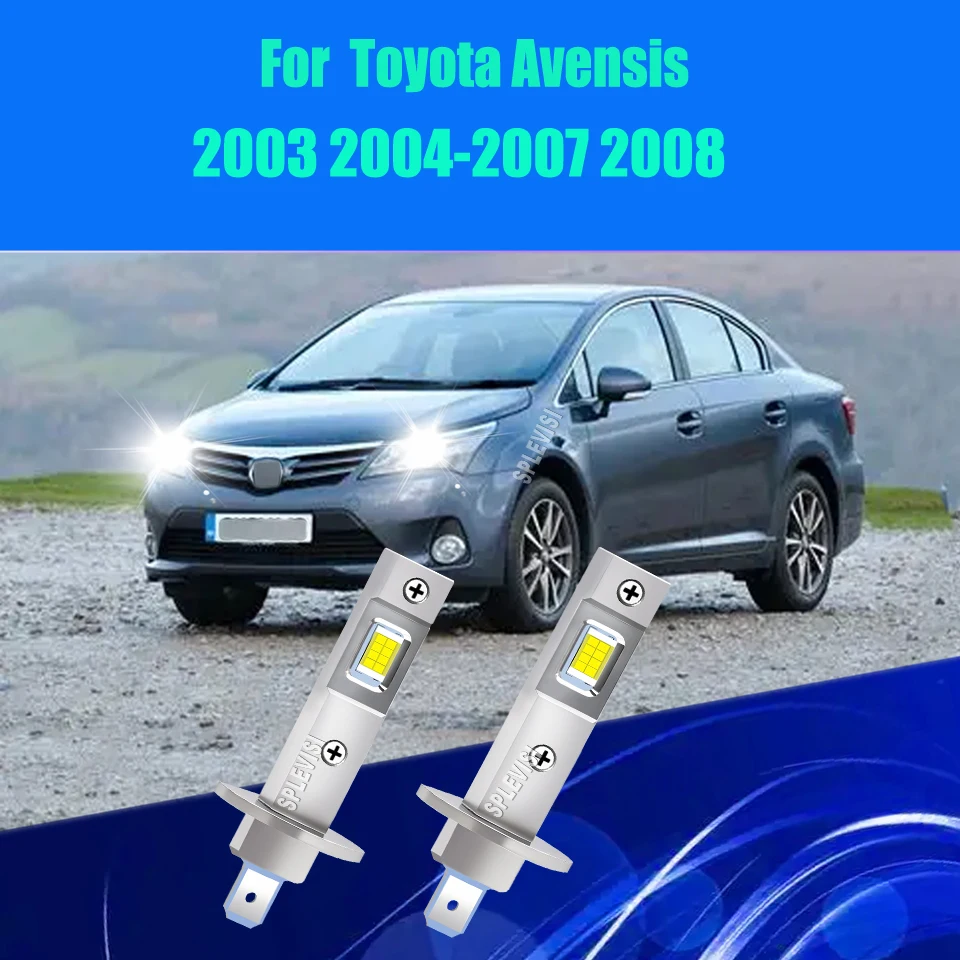 

H1 LED White Headlight High Beam 80W offer robust and efficient illumination For Toyota Avensis 2003 2004 2005 2006 2007 2008