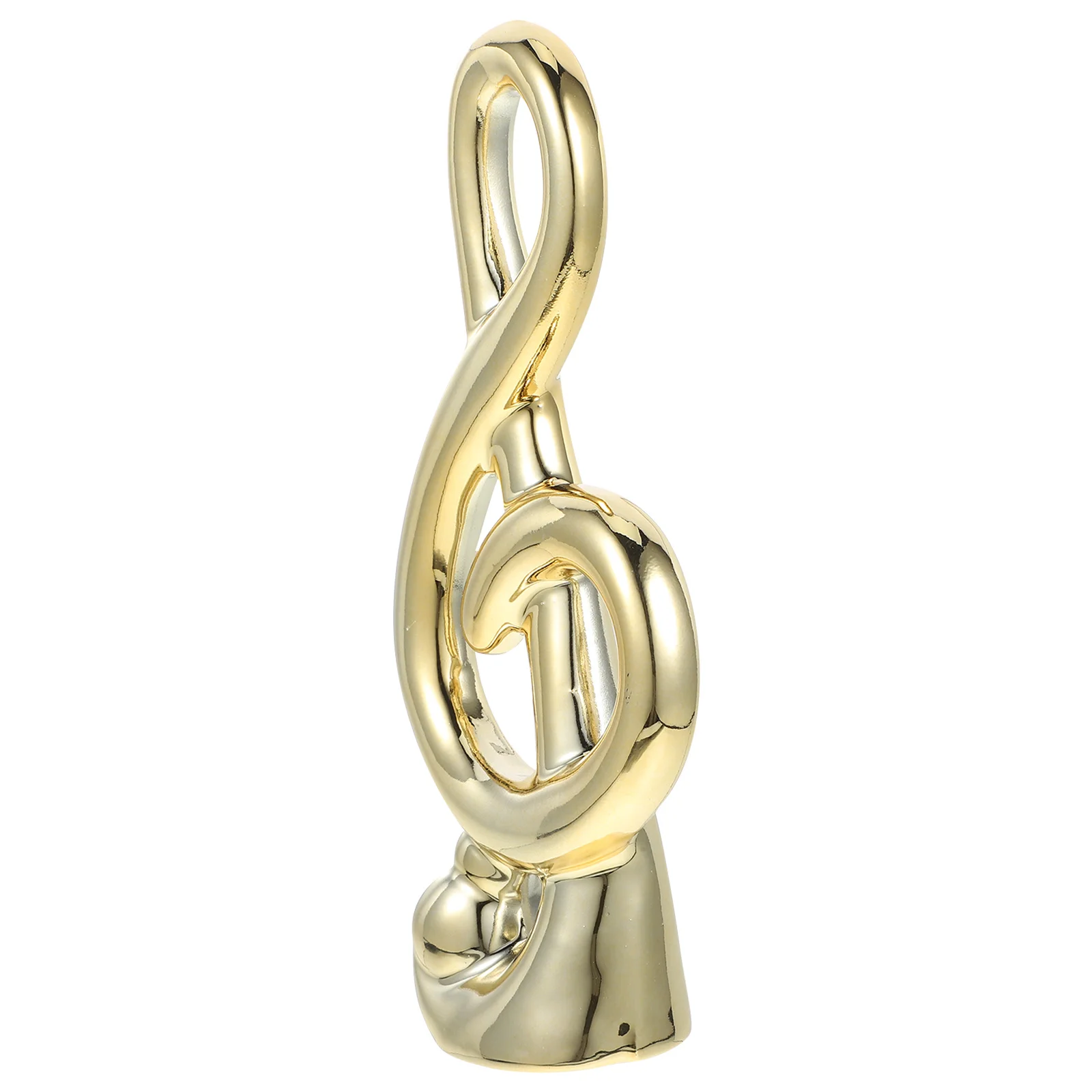 

Ceramic Music Note Sculpture Desktop Ornament Decorative Compact Table Decoration Musical Statue Ceramic Music Note