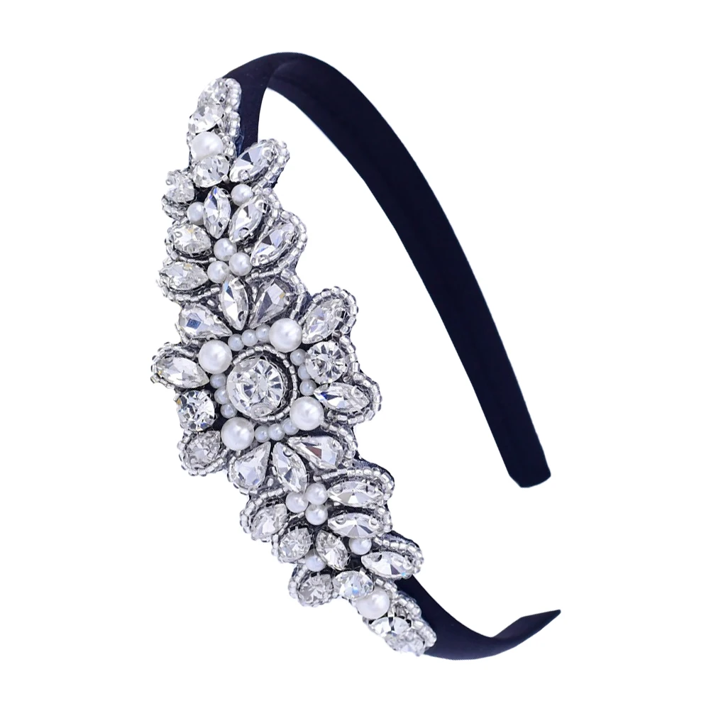 

Rhinestone Hair Hoops Stylish Women Headdress Chic Hair Decor Creative Costume Accessory Dazzling Lightweight Daily Wear For