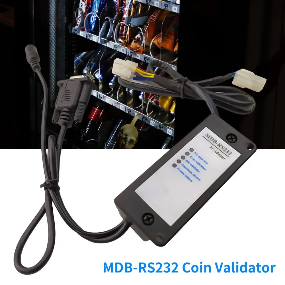 Imagem -06 - Mdb-caixa Adaptadora com Luz Indicadora Conveniente Fino Acabamento Adaptador Cashless Seguro Mdb Rs232