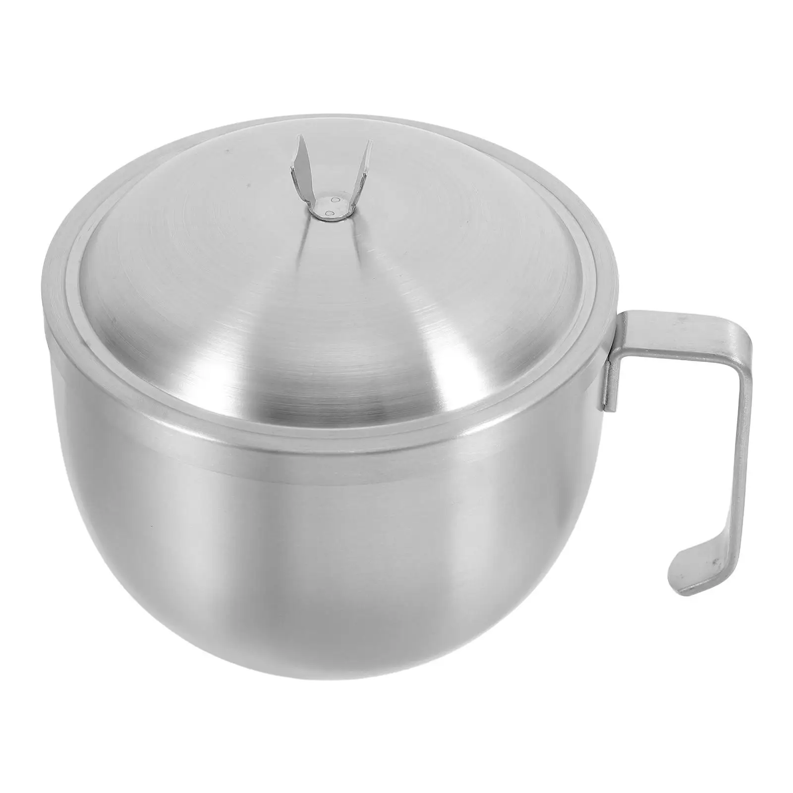 

Double Bowl Stainless Steel Snack Bowls Portable Ramen