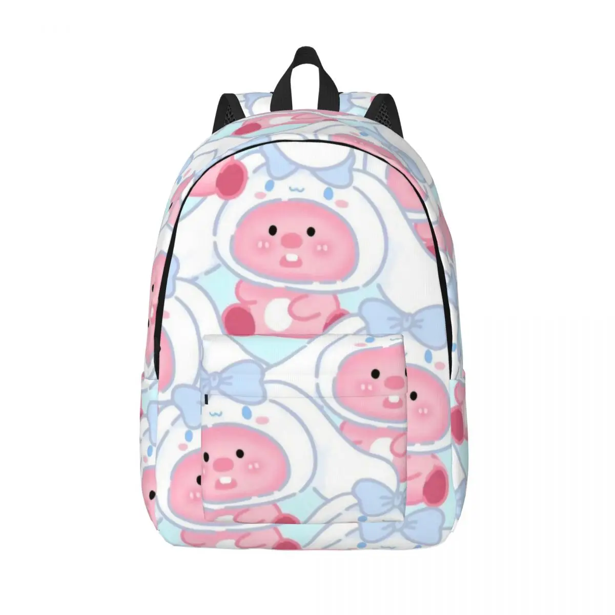 

Kawaii Loopy Cartoon Beaver Backpack for Men Women Cool Student Work Daypack Cute Laptop Computer Canvas Bags Outdoor