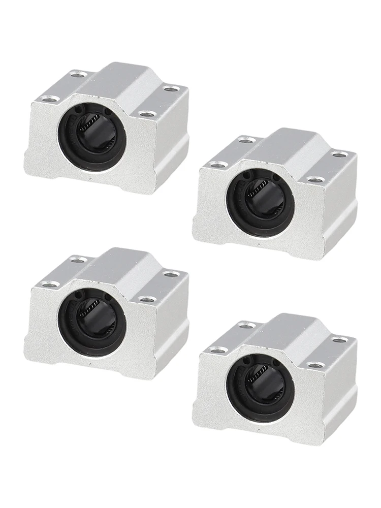 for 4 Pack SCS12UU 12mm Linear Motion Ball Bearing Slide Blocks for CNC Machines and 3D Printers with Strong Load Capacity