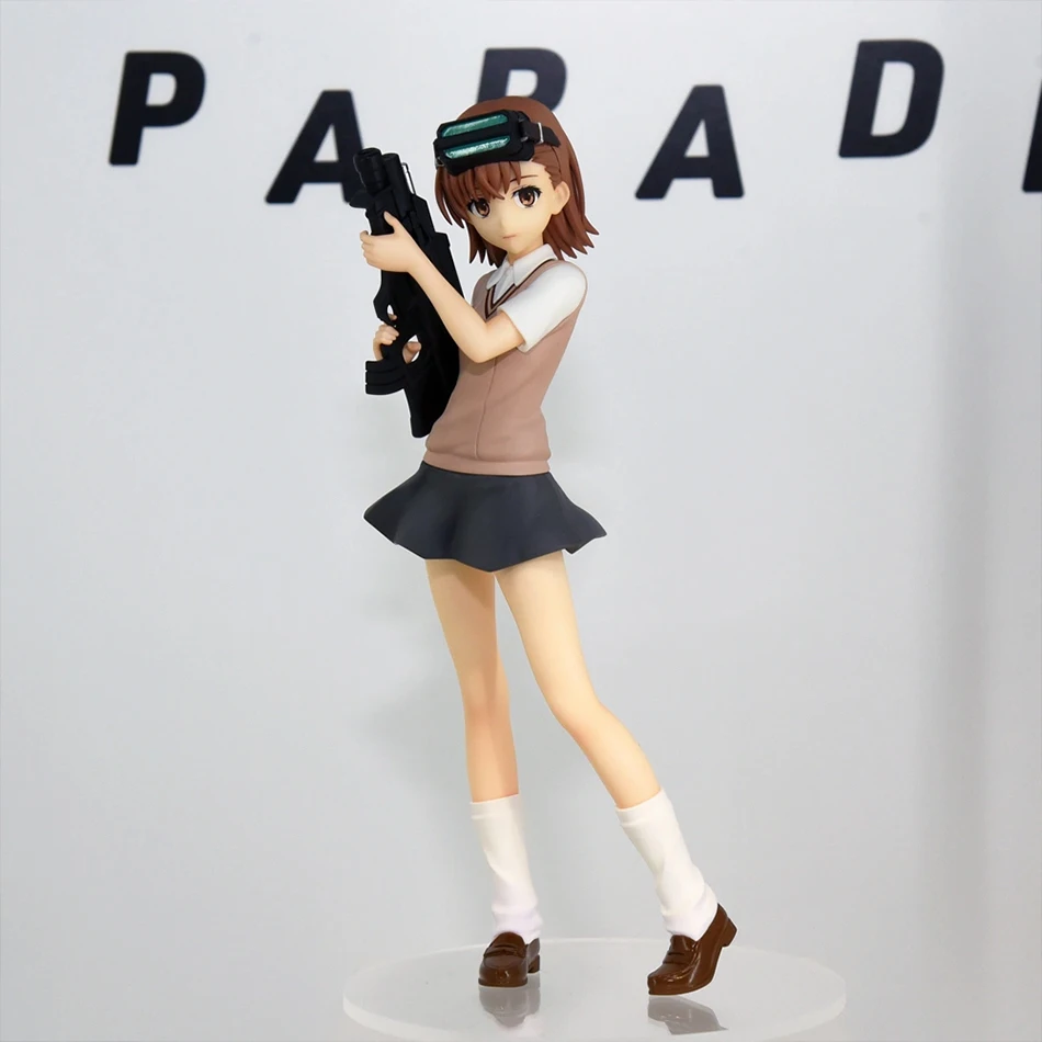 熱いアニメ「とある魔術の禁書目録」御坂美琴 レイルガンガール アニメフィギュア PVCアクションフィギュア モデル アニメ漫画モデル玩具ギフト