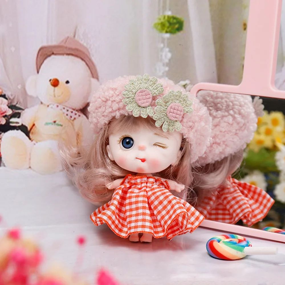 

1/12 весы BJD куклы с шарнирным шарниром 10 см Ob11 куклы одежда наряд маленькое животное фигурки игрушки мини-куклы игрушки для девочек
