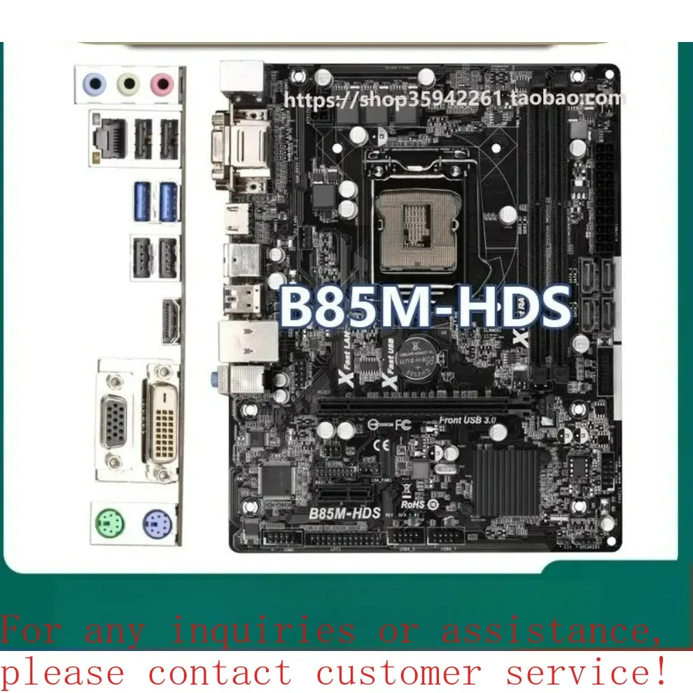Used For ASRock B85M B85 P85 H87M PRO 3 4 VG4 DGS HDS GL main board ANNIVERSARY  (store code: 0709)