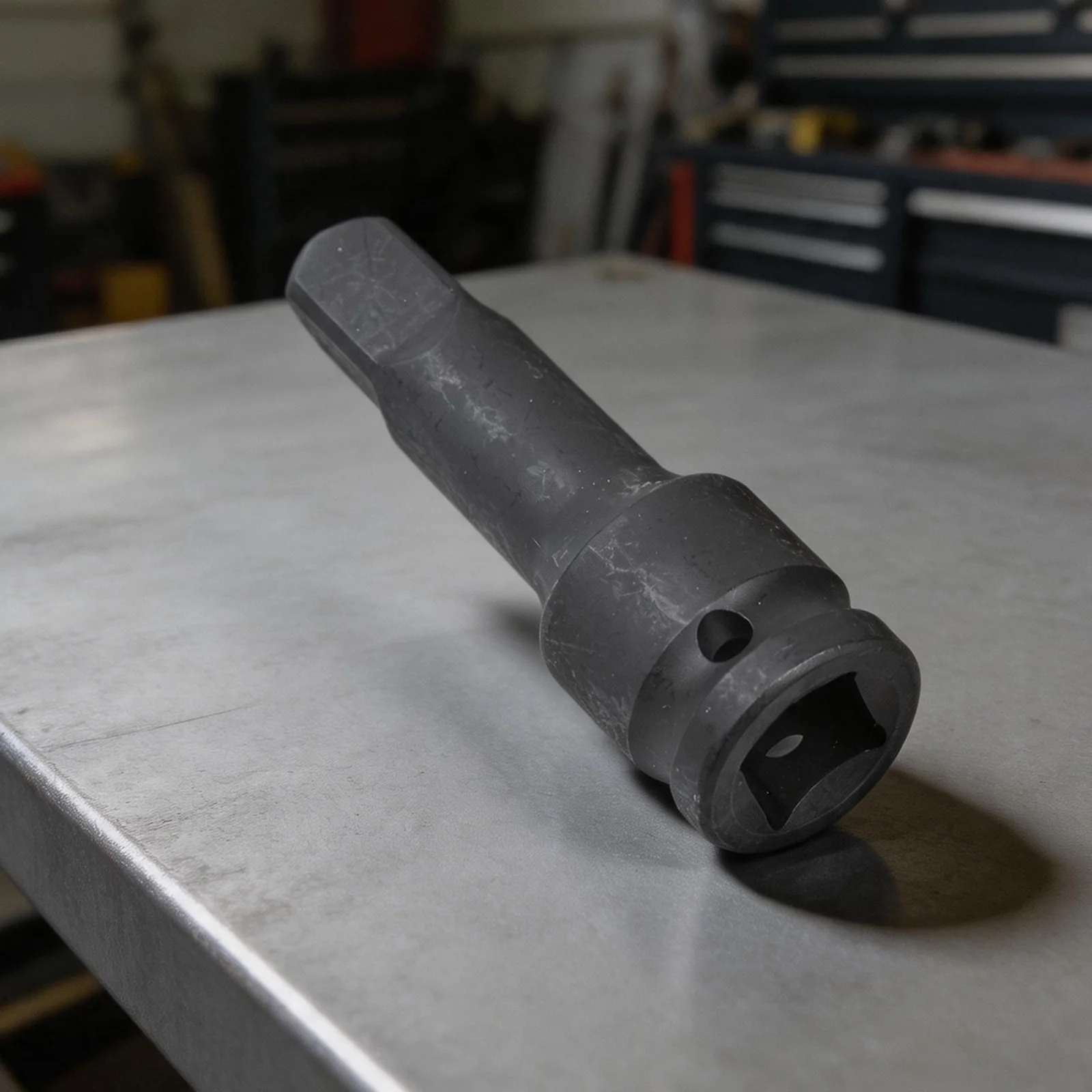 Forged 1/2 Inch Drive Extension Bar for Impact Driver Socket Wrench Built for Durability in Frequent Mechanical Service Tasks