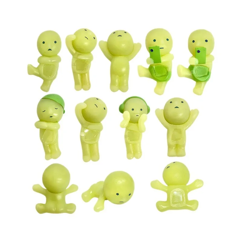 New Product Smiski Luminous Blind Box Corner Junchao Play Blind Box Doll Pendant Car Ornament Figure Gift Doll Toys for Girls