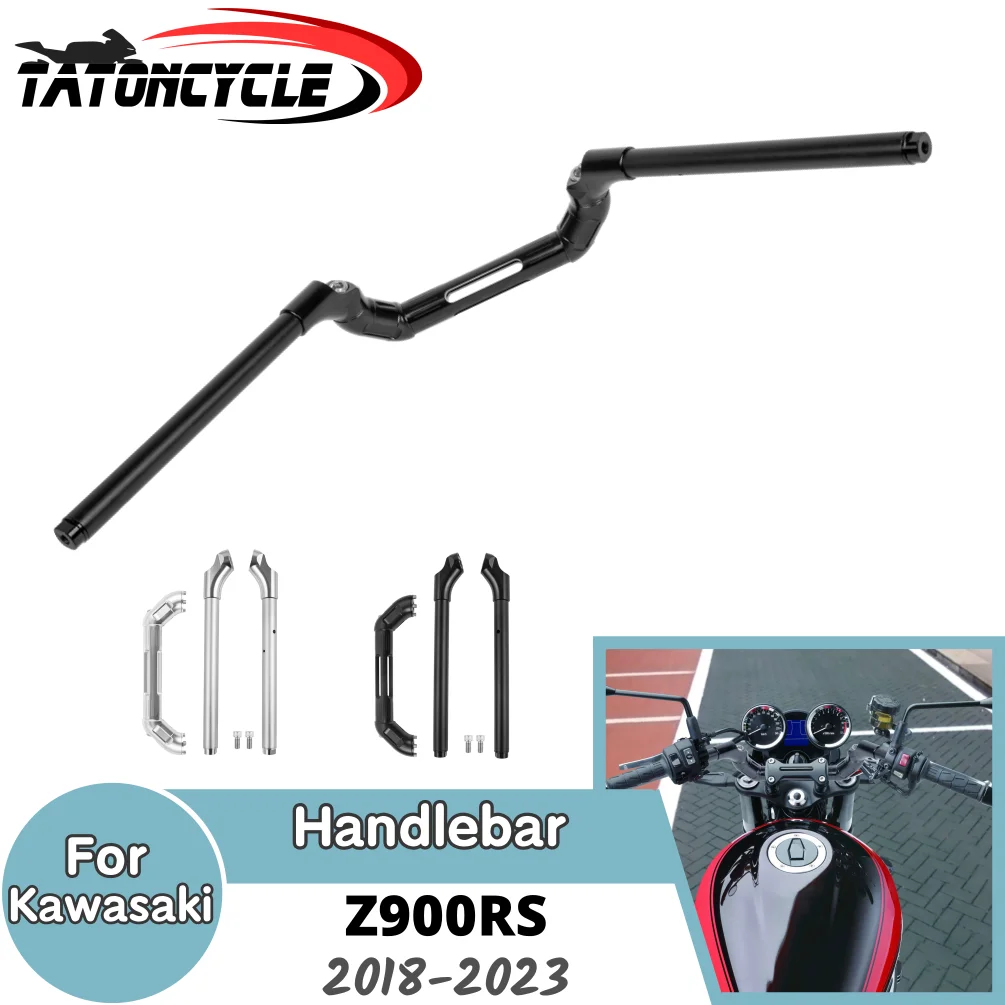 Motorcycle Handlebar Drag Bar For Kawasaki Z900 RS Z 900RS SE Cafe ABS 2018-2024 Z900RS Adjustable Handle Bar Riser Accessories