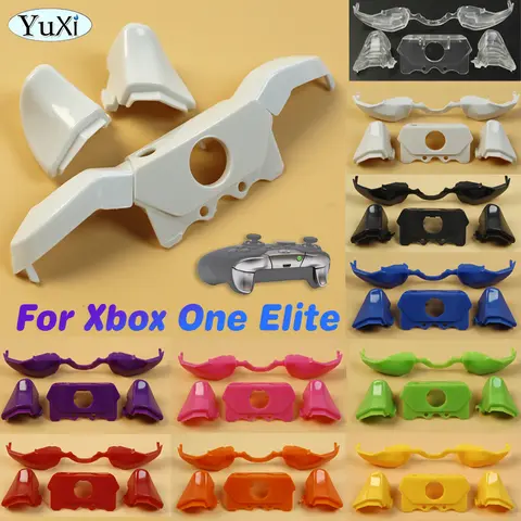 1Set For Xbox One Elite RB LB Bumper Trigger Button Mod Kit For Xbox One Elite 1.0 Plastic LR Key Controller Replacement Parts