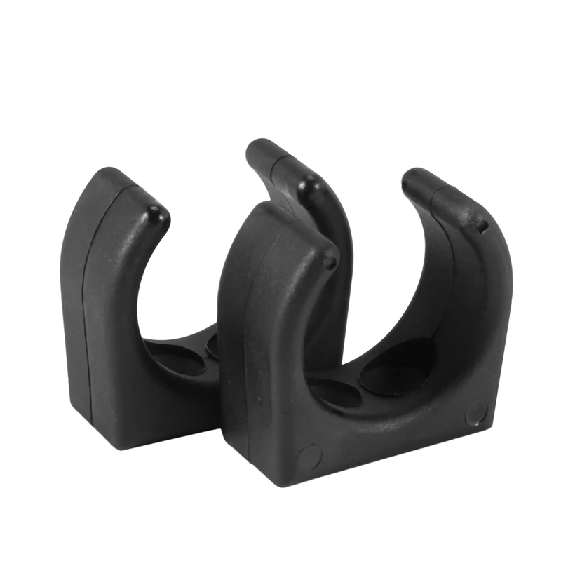 4 Pcs Nylon Ladder Clip Boat Hook Clip For Size 1-1/4Inch Diameter Per Set UV Marine Accessories Yacht Boat,Black