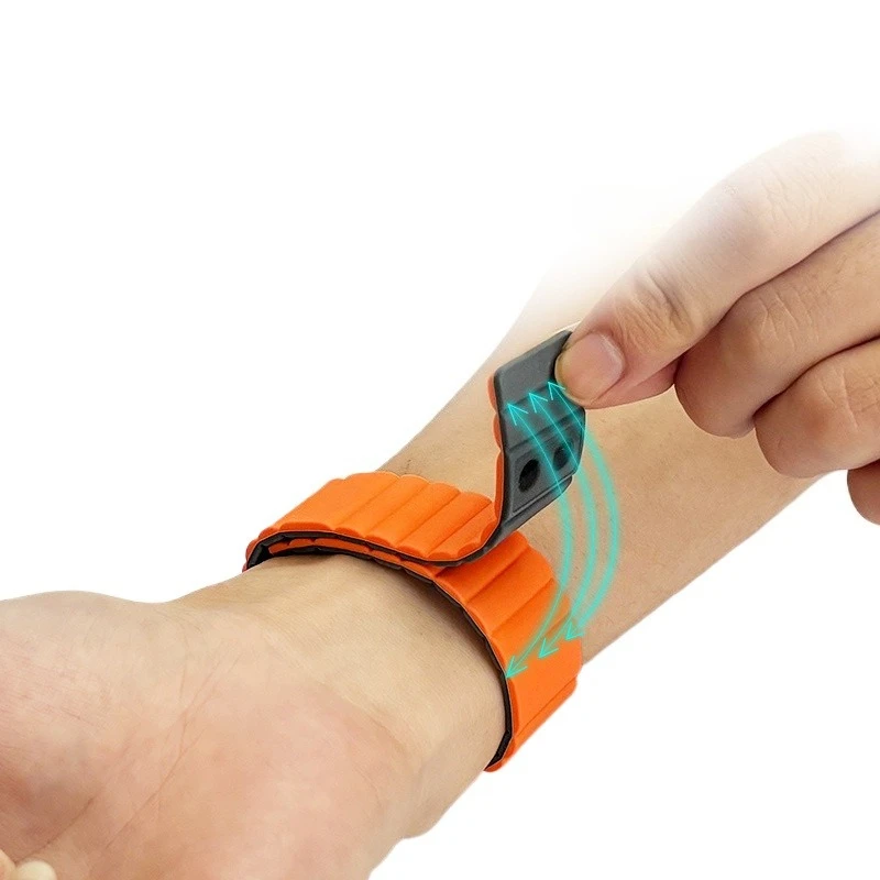 Bio-resonance bracelet, 12-core chip,Silicone magnetic， quantum entanglement scalar wave bracelet