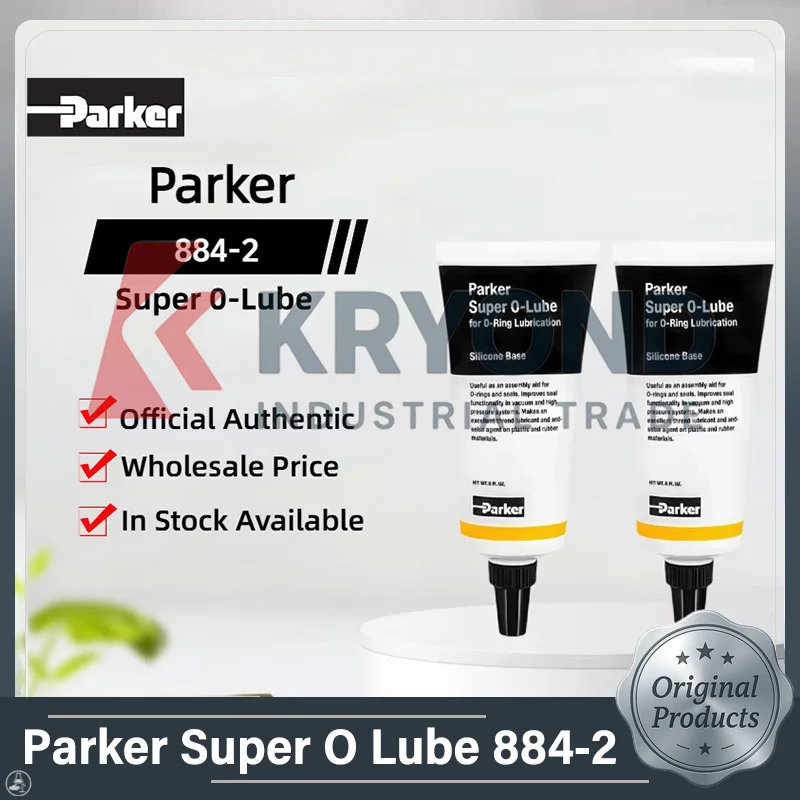 

Оригинальная силиконовая смазка Parker Super O Lube 884-2, силиконовое масло высокой вязкости для защиты уплотнительного кольца, полностью резиновый полимер