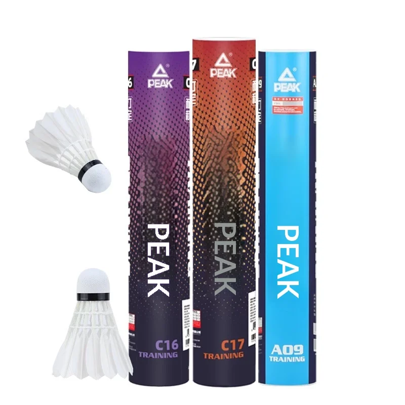 

Pinnacle Badminton Shuttlecocks Durable Stable Goose Feather Composite Cork 12 Pieces Pack for Indoor/Outdoor Daily Training