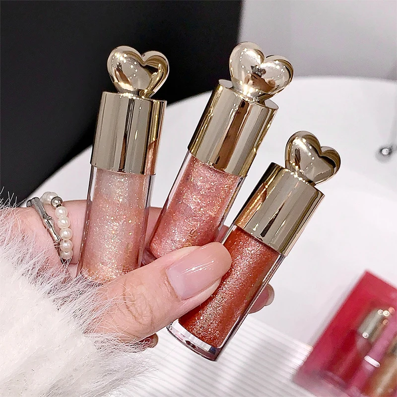 Sakinuo Hydra Bright Flash Lip Gloss Love Fine Flash Cross Border Pearl Water Beep Lip Mirror Lip Gloss