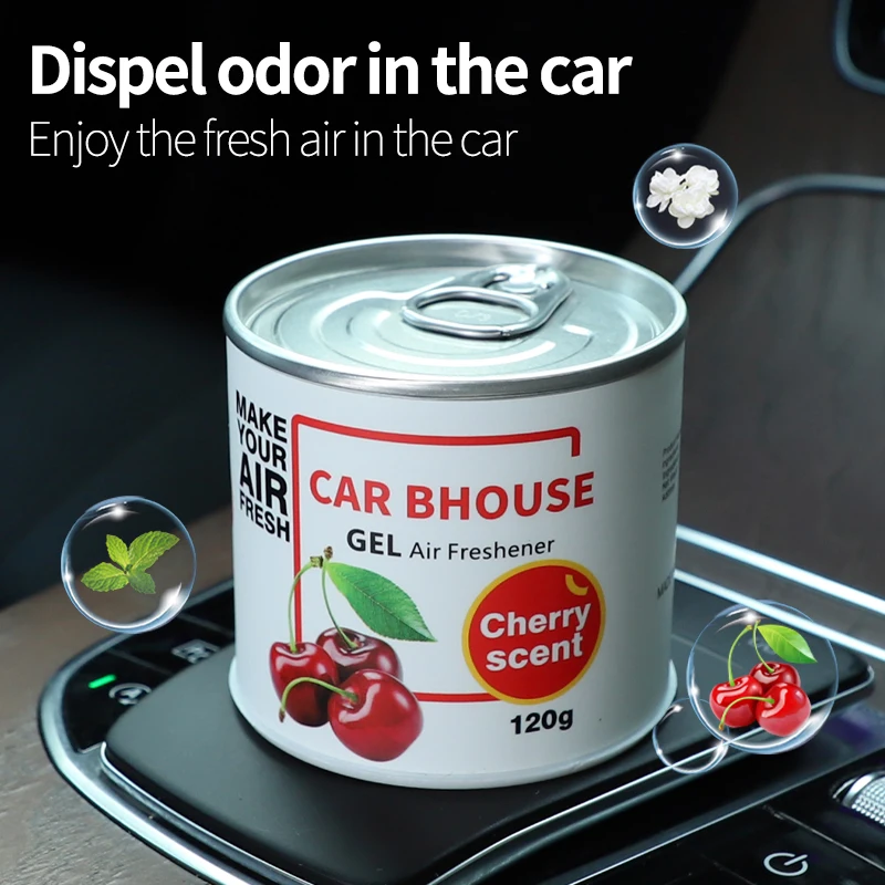 Car Air Freshener Solid Cologne Black ice Cherry Aromatherapy Interior Vanilla Auto Diffuser Perfume Accessories Smell Good