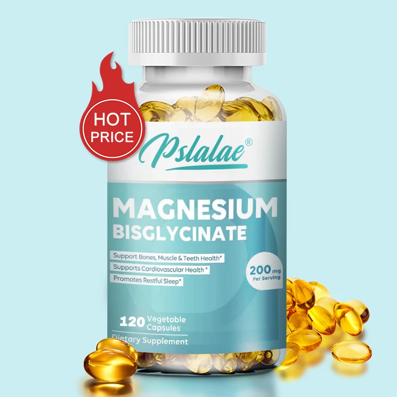 High Potency Magnesium Bisglycinate Capsules - Health Supplement