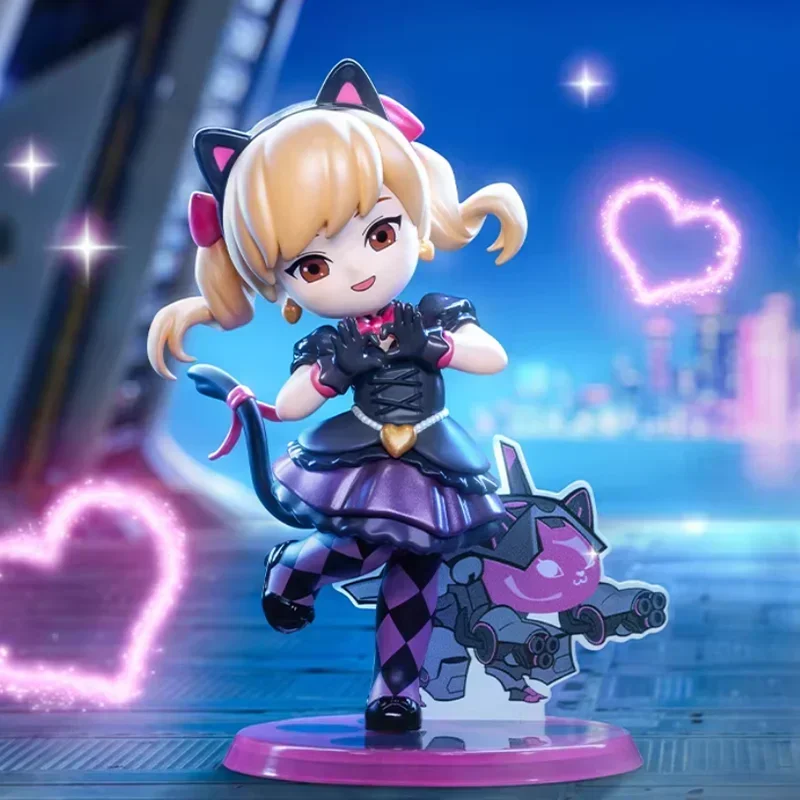POP MART Overwatch Play of The Game Series Blind Box Kawaii Guess Bag Toys Desktop Decoration Surprise Action Figure Ornament