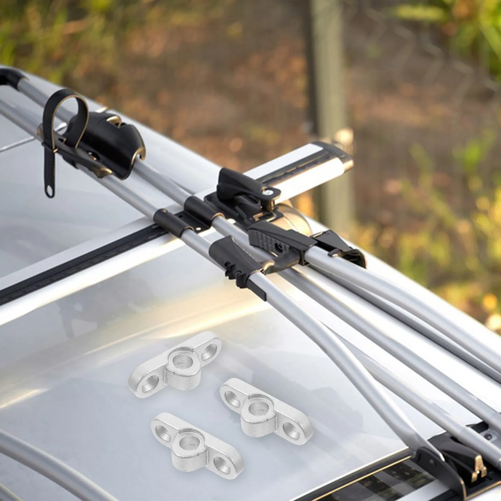 

6Pcs Wall Hole Awning Brackets Stainless Steel Bottom Bracket Rv Canopy Mounting Bracket Outdoor Shade Canopy Fittings