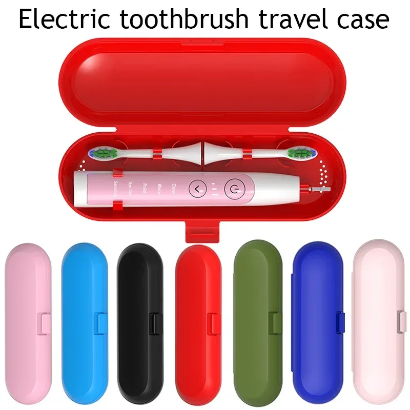 

Solid Color Electric Toothbrush Organizer Box Protective Cover Portable Travel Case For Electric Toothbrush Handle Storage Case