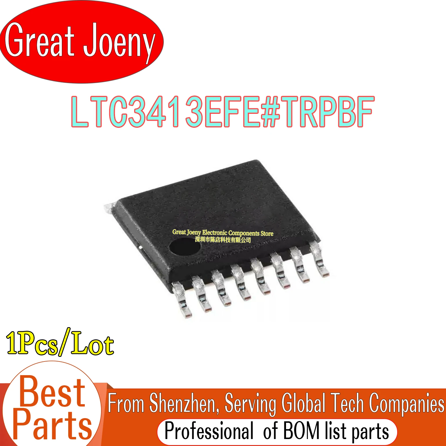 

100% New Original 3413EFE LTC3413EFE#TRPBF LTC3413EFE IC Chipset TSSOP-16