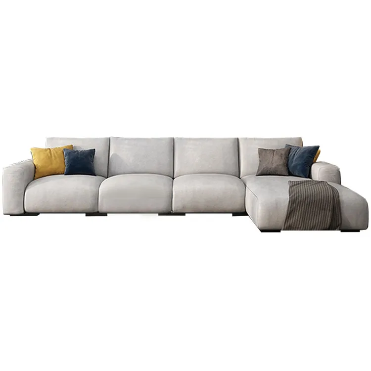 # # Home Furniture Modern European Wooden Fabric Sectional Couch Living Room Sofa Set