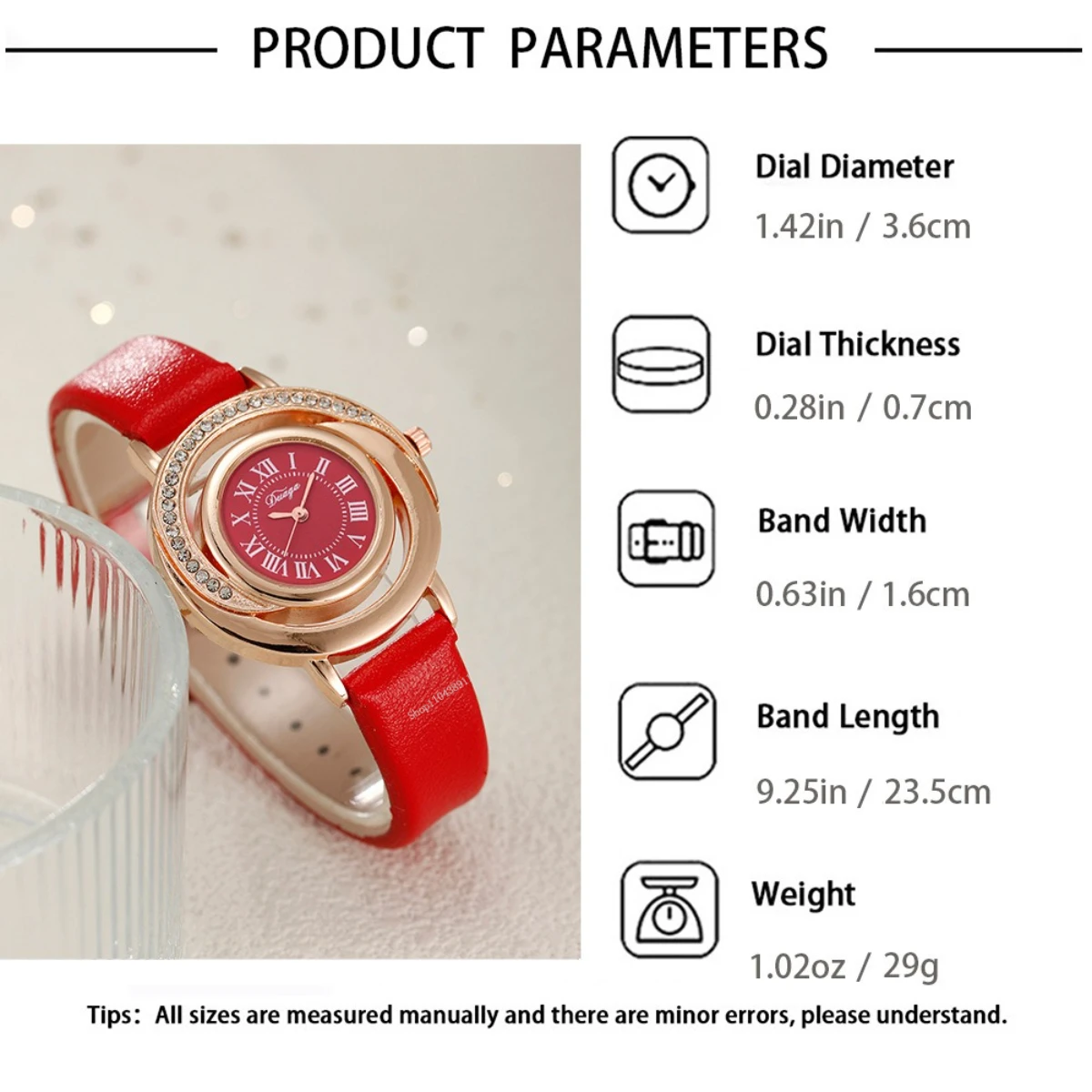 Набор из 4 предметов, роскошные часы из розового золота, женские ожерелья, серьги со стразами, модные наручные часы, повседневный женский браслет 시계 (без коробки)