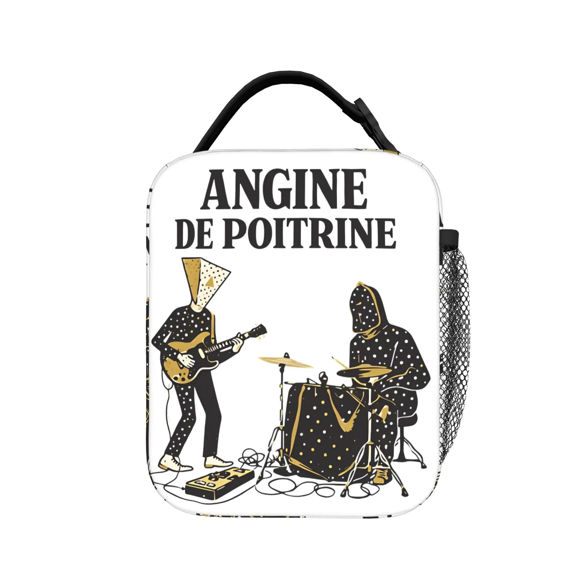 Angine De Poitrine Rock Music Band Insulated Lunch Bags Large  Lunch Container Thermal Bag Lunch Box Tote Office  Picnic