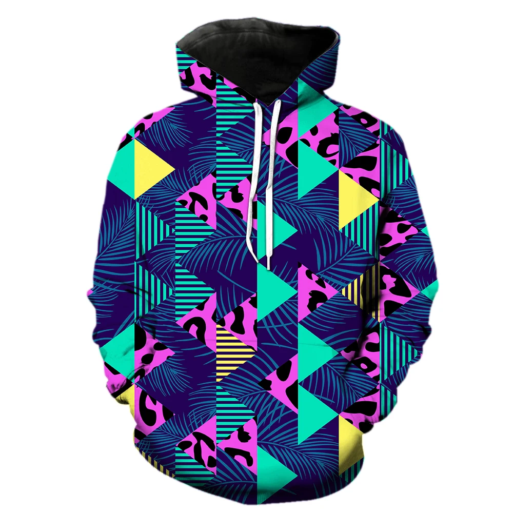 

Abstract Animal Texture Funny Leopard Pattern Men's Hoodies Tops Teens 3D Printed Pullover Spring With Hood Jackets Unisex Cool