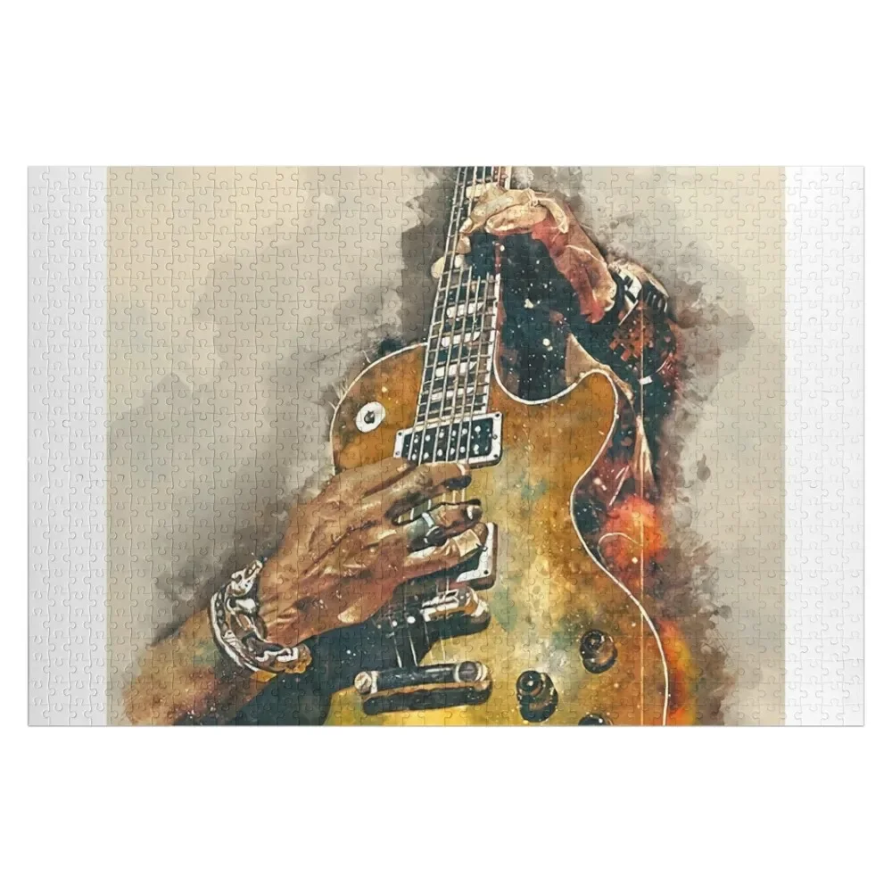 

nice yellow guitar Jigsaw Puzzle Wooden Adults Wooden Decor Paintings Puzzle