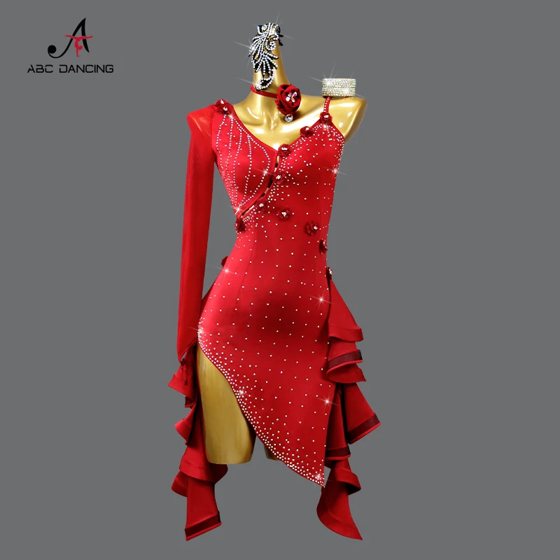 2024 Latin Dance Practice Clothing Girls Dress for Prom Competition Sport Costume Evening Party Skirt Top Women Samba Customized