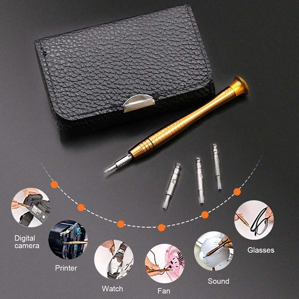 25 in 1 Portable Precision Screwdriver Set Torx Phillips Slotted Bits Kit for Motorcycle and Phone Repair Tool - view 3